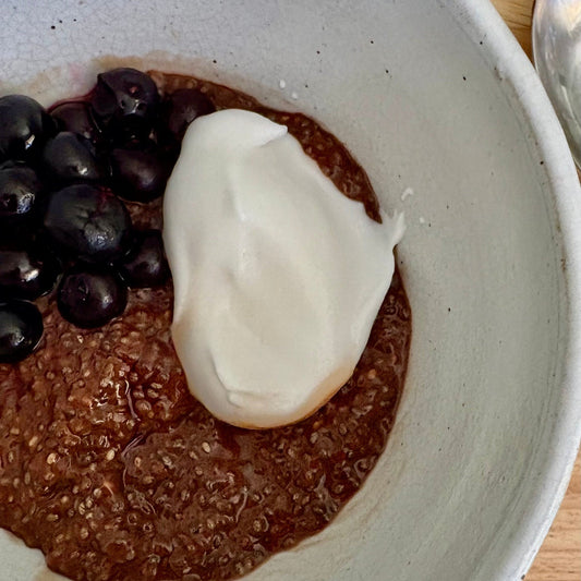 No Bake Chocolate Chia Pudding