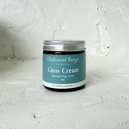 Balanced Beings Glow Cream jar for everyday hydration and glow