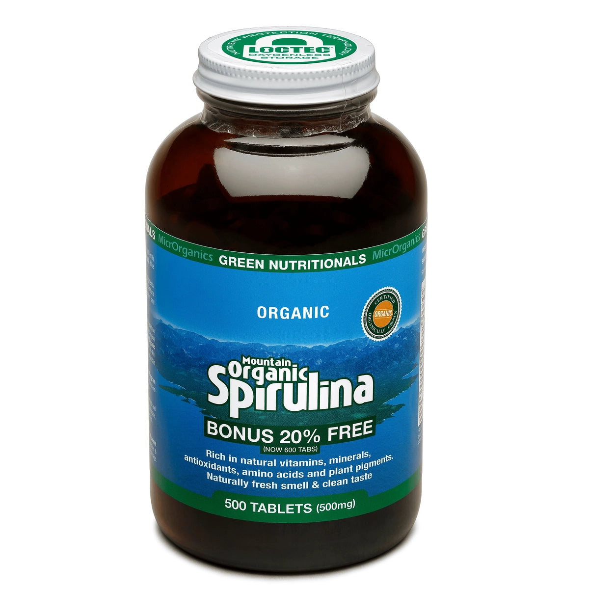 Green Nutritionals Mountain Organic Spirulina